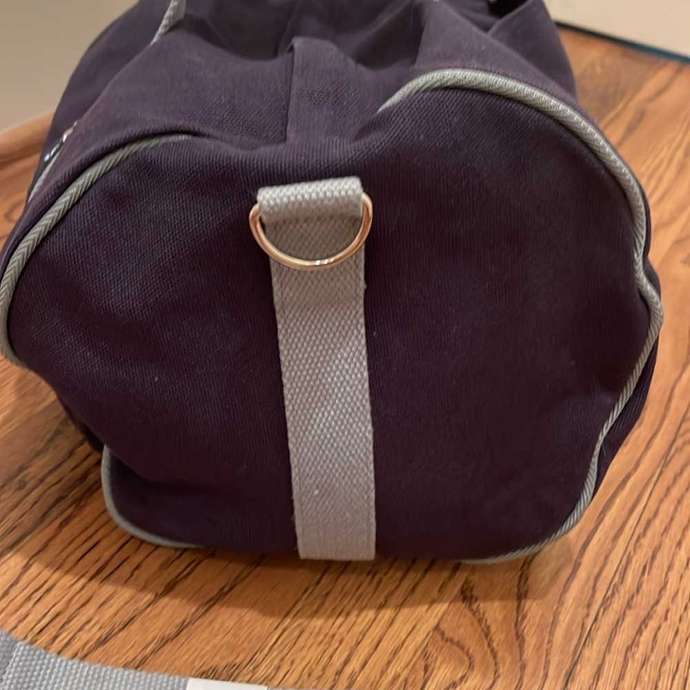 Bird Dogs Duffle Bag Blue Gym Carry On Monogram Logo Straps - Picture 3 of 6